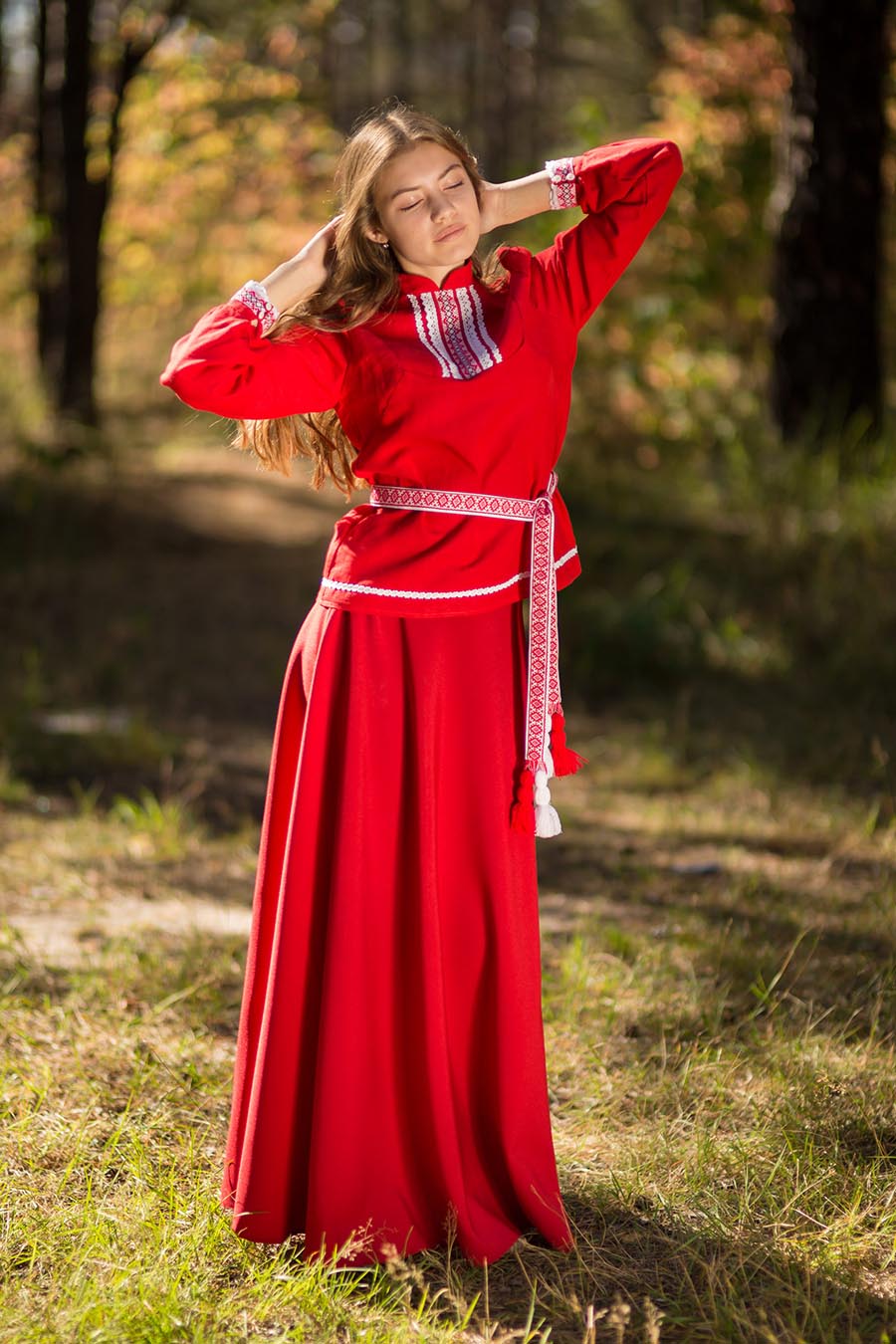 Underwear Women in Slavic costumes in Changshu