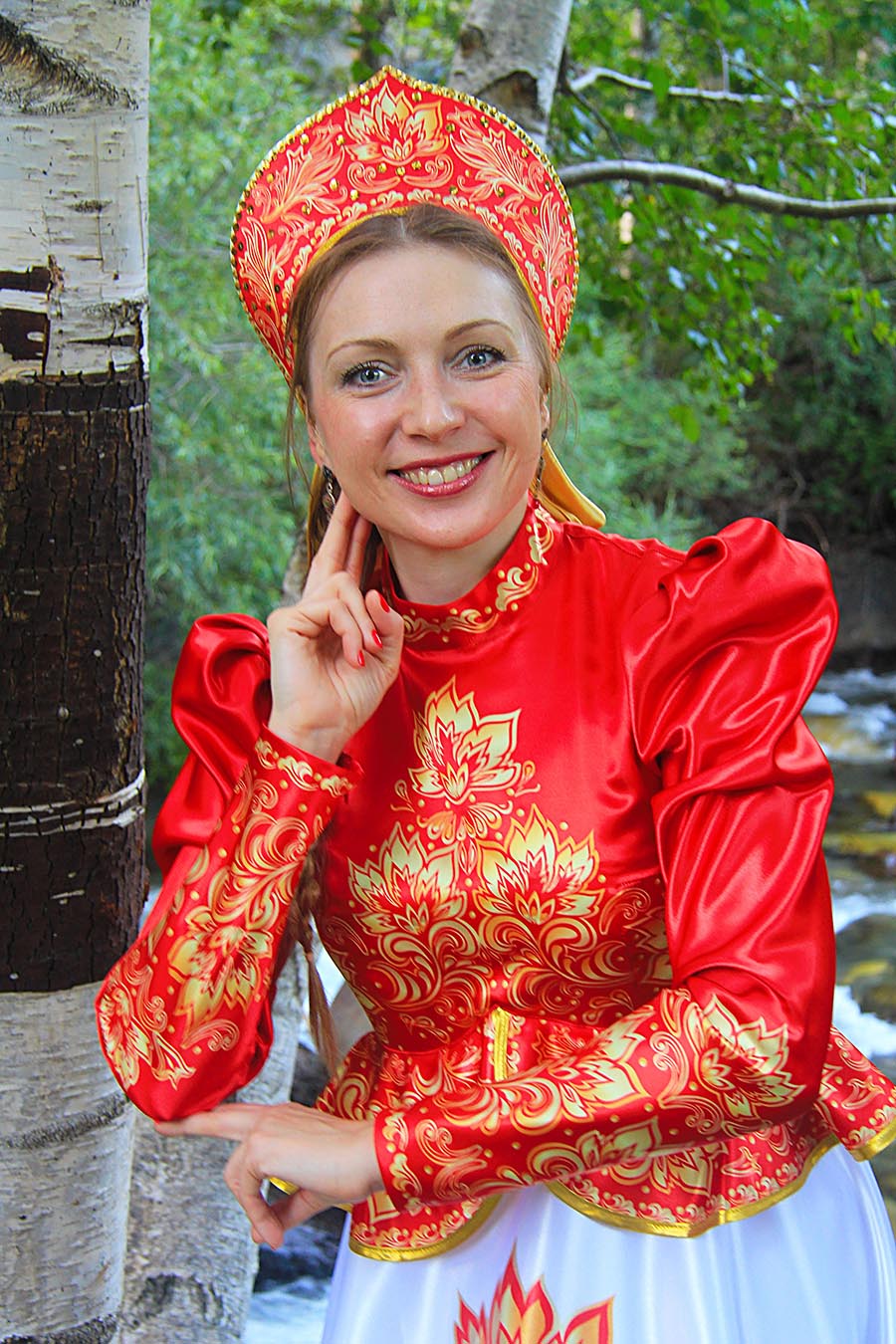 Women in Slavic costumes in Changshu