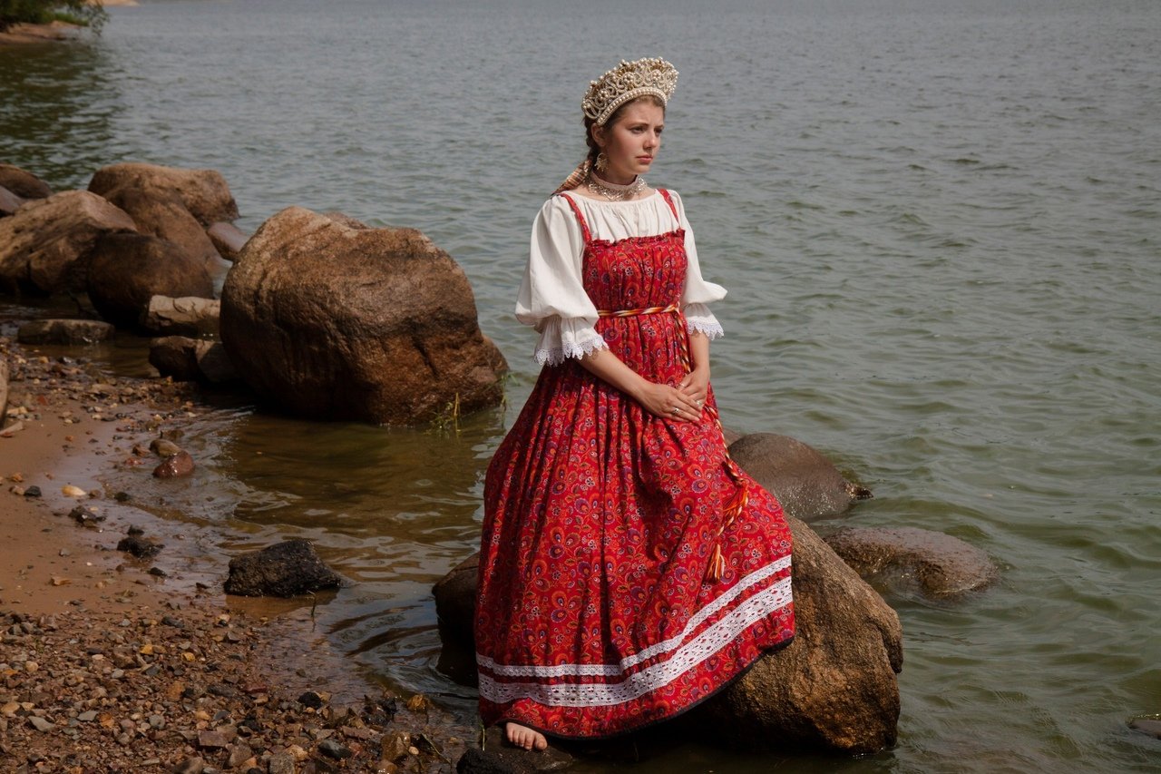 Women in Slavic costumes in Changshu