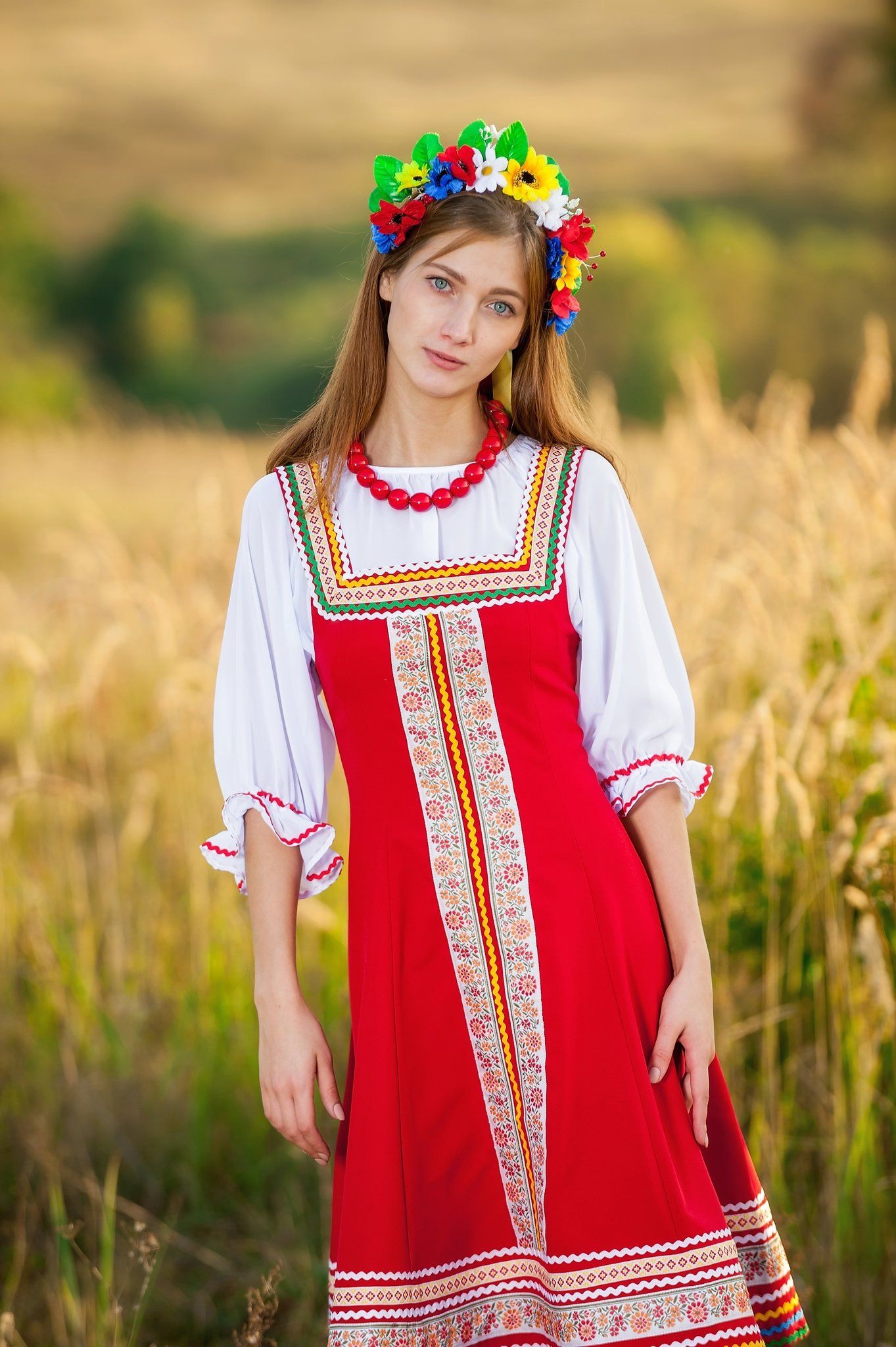 Women in Slavic costumes in Changshu