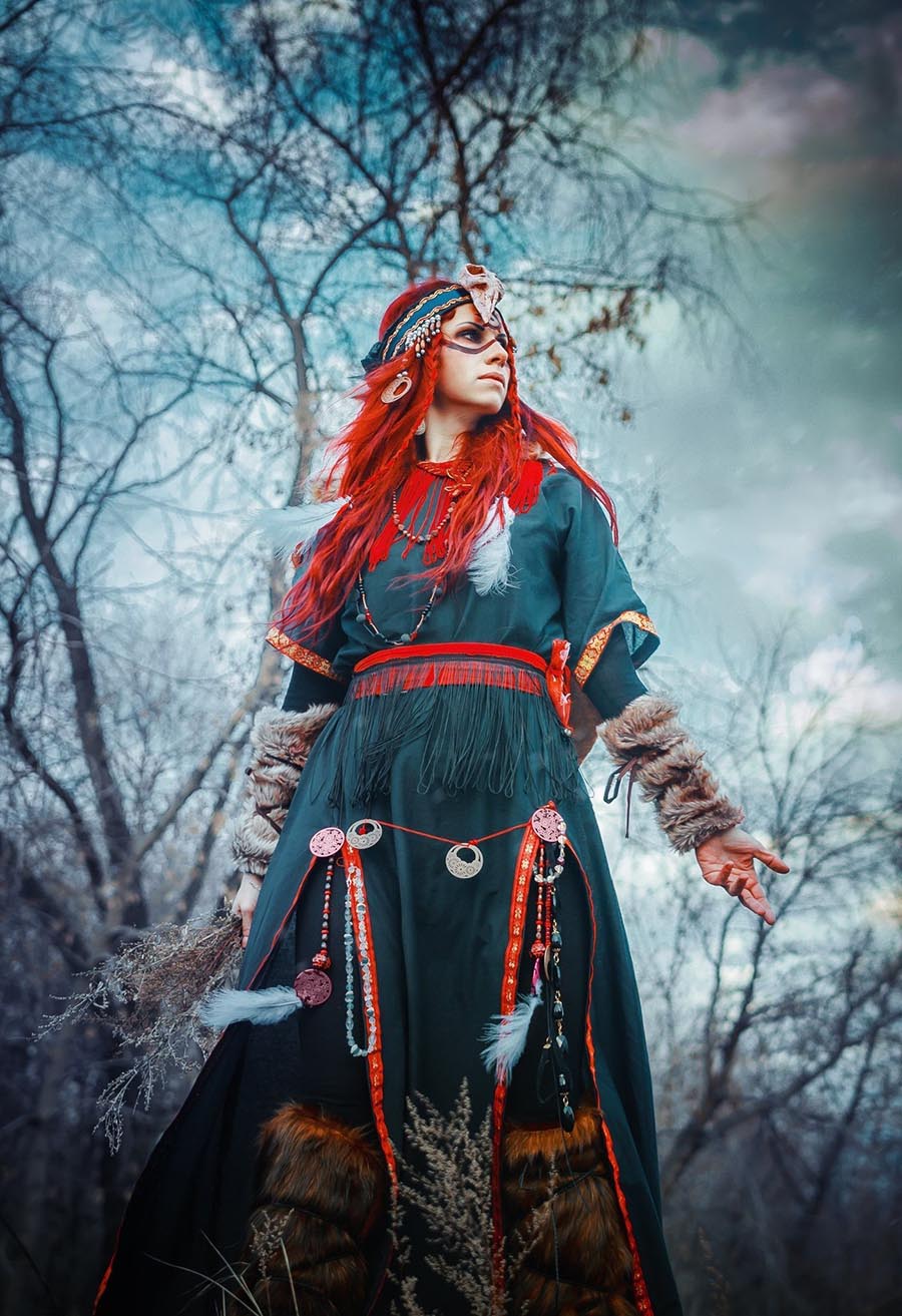 Girls in Slavic costumes underwear in Changshu