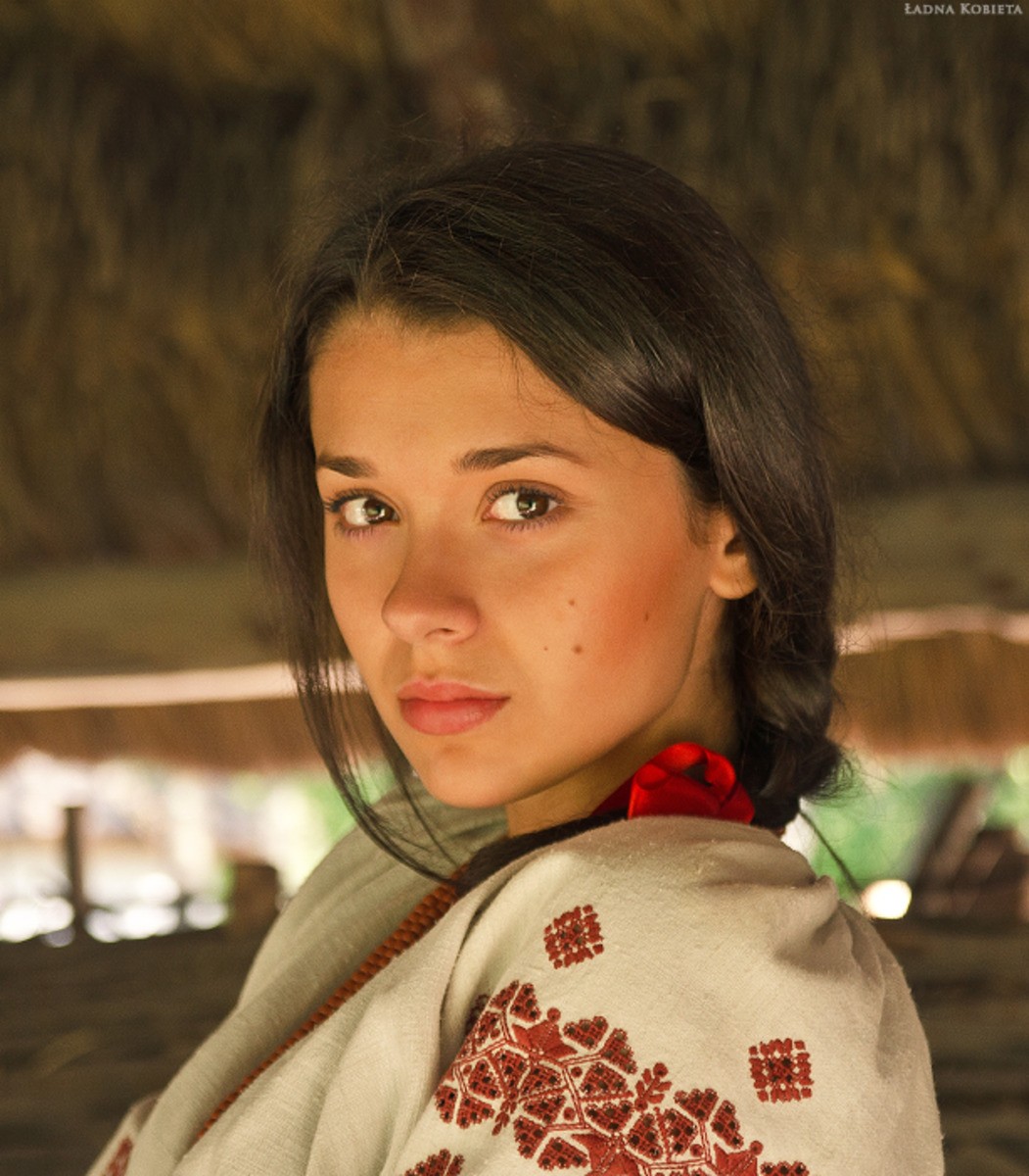 Girls in Slavic costumes in Changshu