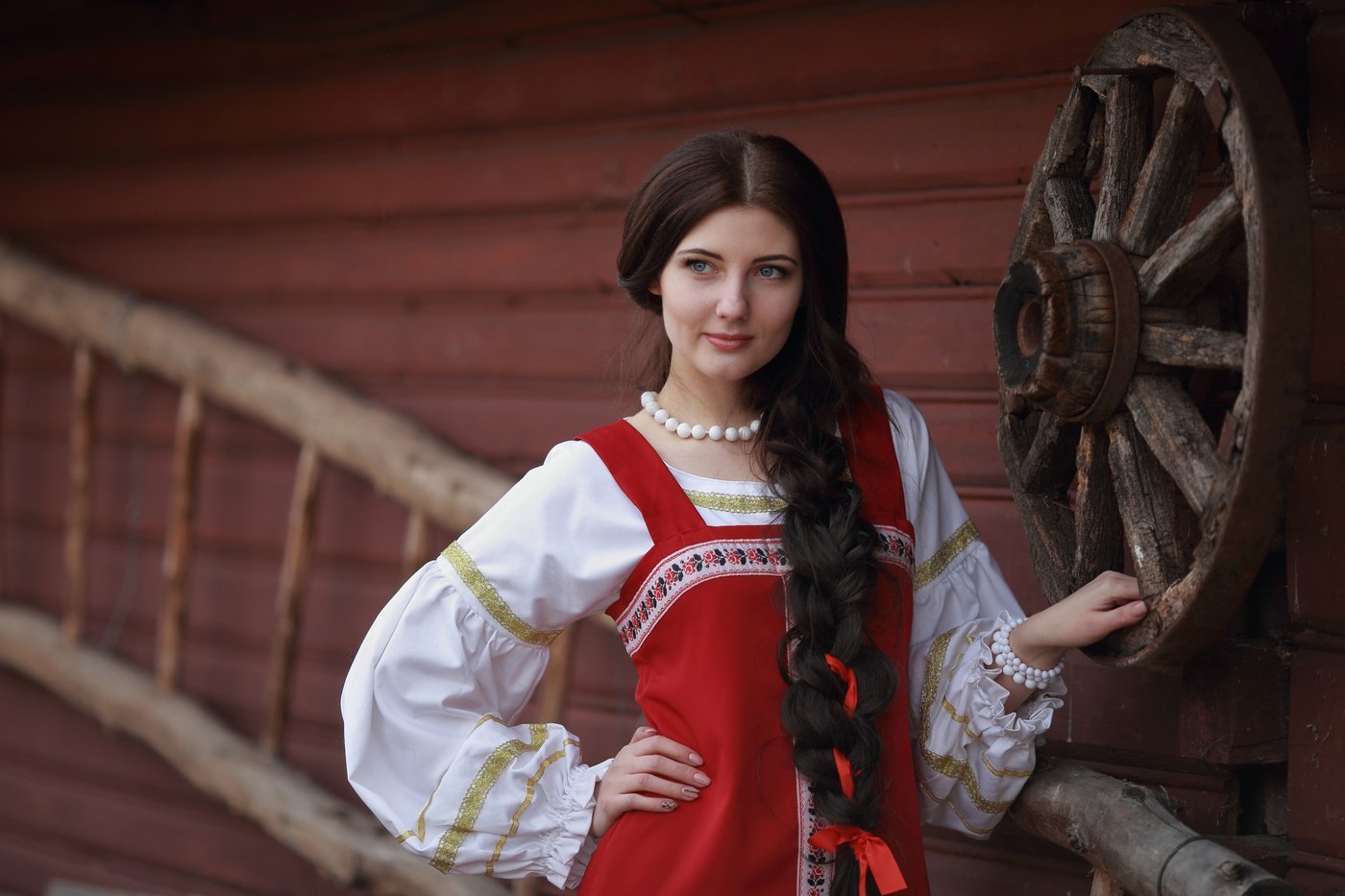 Girls in Slavic costumes in Changshu