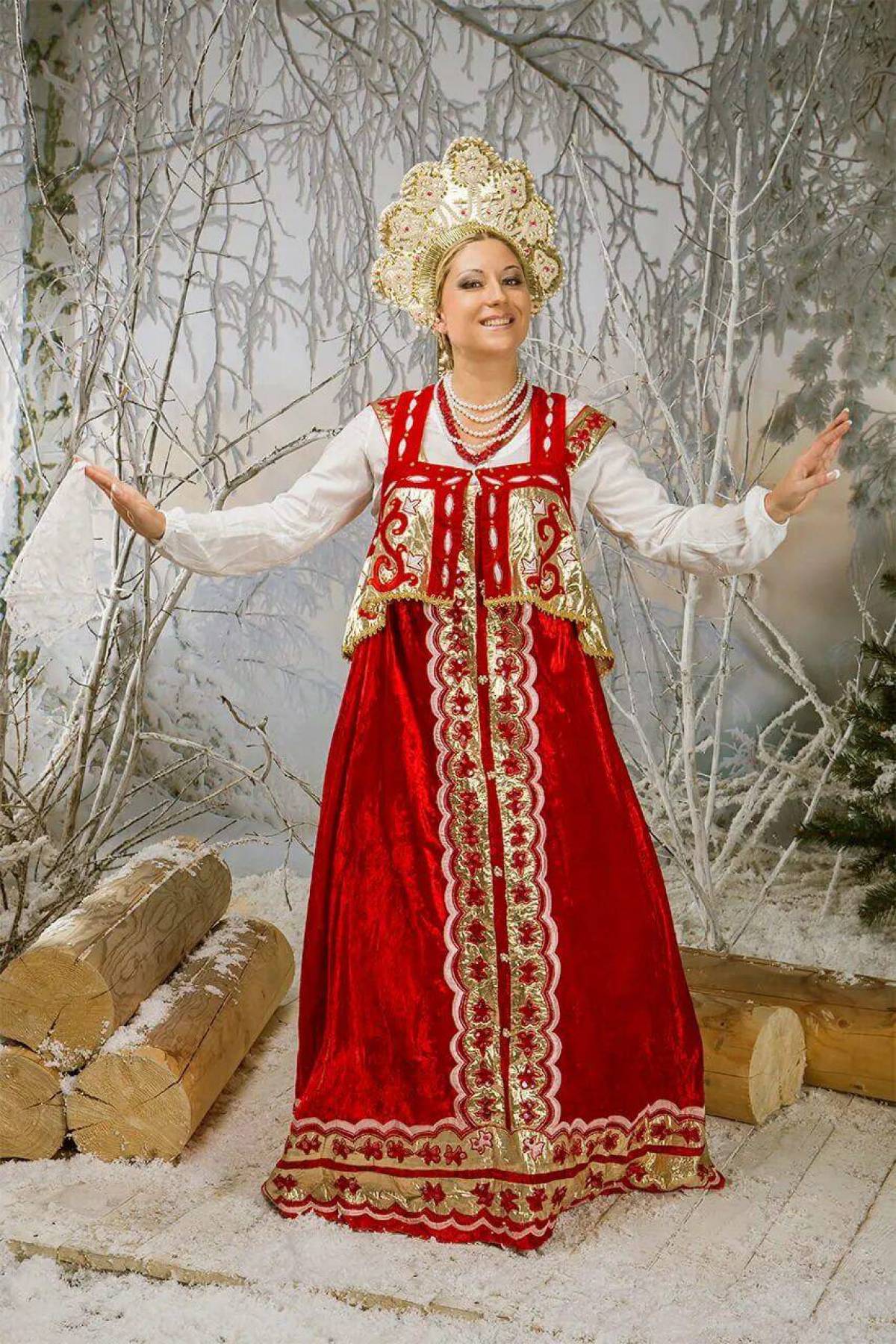 Girls in Slavic costumes in Changshu